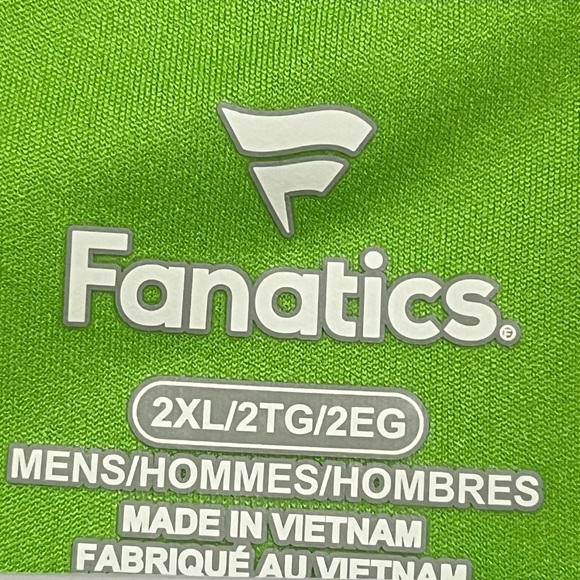 Men's Seattle Seahawks Fanatics College Neon Green Polo - Picture 5 of 5